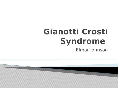 Pptx Gianotti Crosti Syndrome Dokumentips