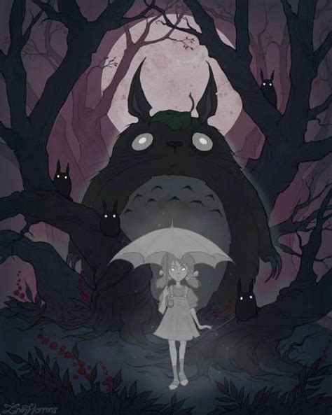 Geek The Geek — Totoro By Ksenia Svincova Irenhorrors Horror Art