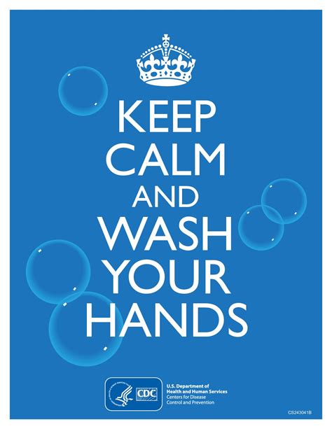 Free Health Cdc Handwashing Poster Keep Calm Labor Law Poster 2021