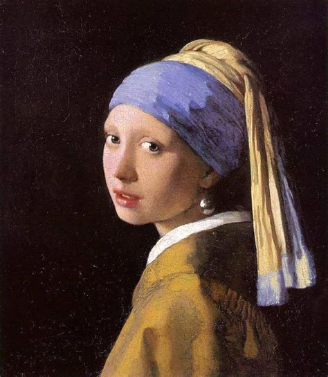 Johannes Vermeer La Joven De La Perla Hacia 1665 Museo Mauritshuis