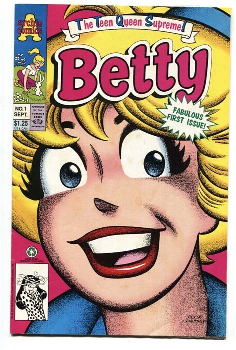 Betty 1 1992 Comic Book Archie First Issue Comics And Graphic Novels