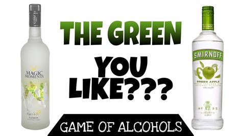 Magic Moments Green Apple Vodka VS Smirnoff Green Apple Vodka Vodka Reviews Game Of Alcohols