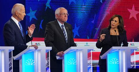 Biden Comes Under Attack From All Sides In Democratic Debate The New York Times