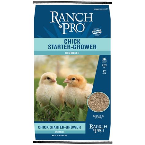 Ranch Pro Chick Starter Grower Crumbles 40 Lbs