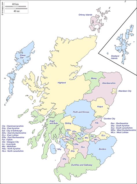 Free Map Of Scotland Neo Coloring