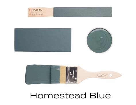 Fusion Homestead Blue 500ml Grey And Muted Teal Undertones