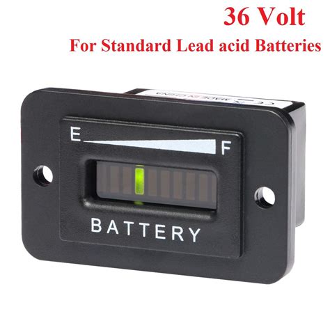 Buy V Volt Led Battery Meter Indicator Gauge Status Level Tester Charge Discharge For Ezgo