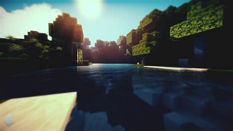 Minecraft shaders background ① Download free full HD wallpapers for