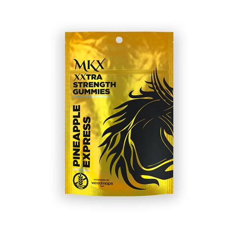 pineapple express by mkx oil co thc infused gummy edibles fast acting cannabis gummies