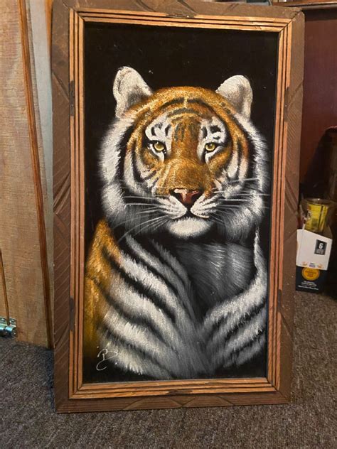 Make Me An Offer On This Beautiful Tiger Blackvelvet Tiger