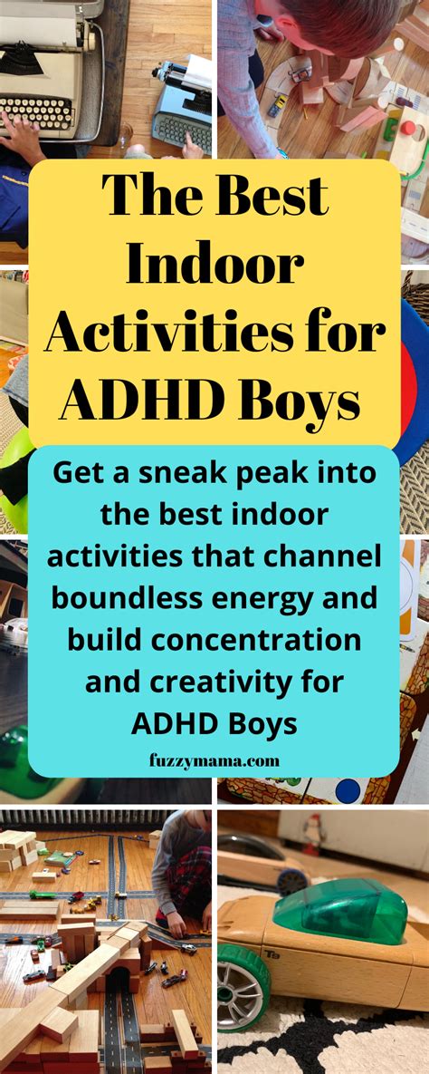 Activities For Adhd This Post Has Tons Of Indoor Activities To Help