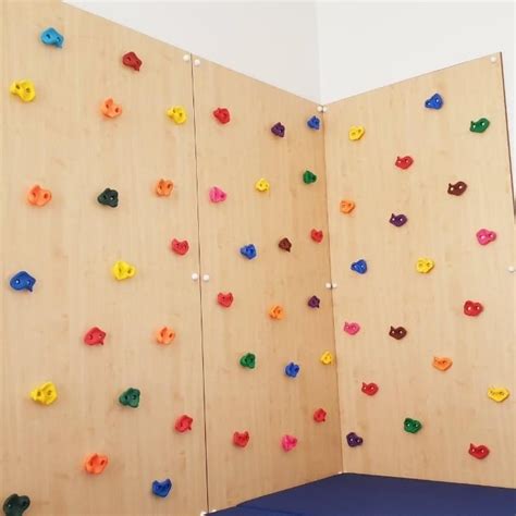 Buy Corner Climbing Wall With Safety Mat 3 Panels At Moon Kids Home