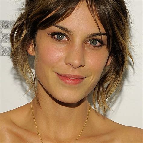 She likes to keep her hair looking natural so if she does color it, she does it using a variety of shades of brown. Photos of Alexa Chung's Best Hairstyles