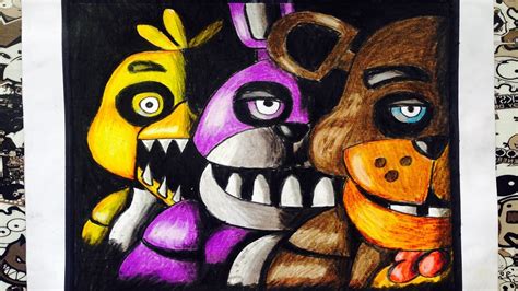 Como Dibujar A Five Nights At Freddys 1 How To Draw Five Nights At