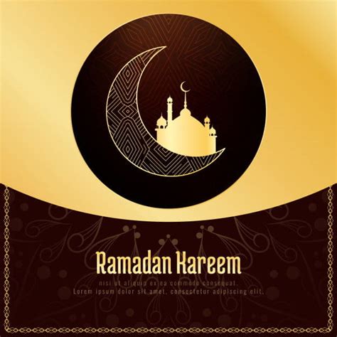 Abstract Ramadan Kareem Religious Islamic Background Eps Vector