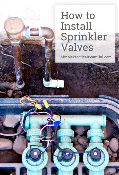 How To Install Irrigation Valves Part 1 Of The Sprinkler System