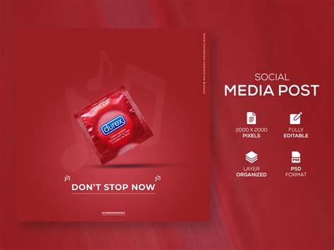 Durex Condom Promotion Banner Ads Design Instagram Post By
