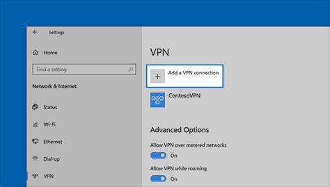 Add Or Change A Vpn Connection In Windows Microsoft Support