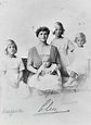 Unknown Person - Princess Alice of Battenberg with her four daughters