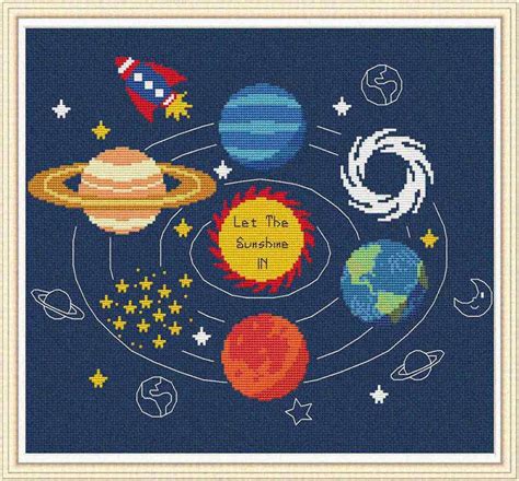 Check spelling or type a new query. PATTERN : Planets cross stitch pattern Space Solar system ...