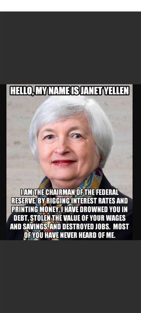 Janet You Dont Know Me Yellen Memes Imgflip