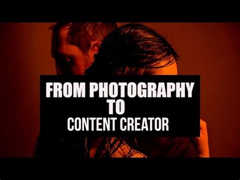 From Photography To Documentary And Content Video Creator Catching Up