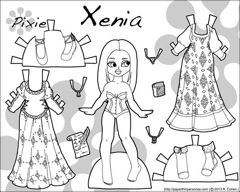 Printable Paper Dolls From Paper Thin Personas