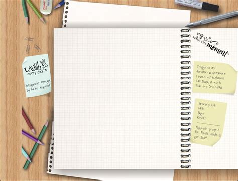 Notebook Paper Powerpoint Template