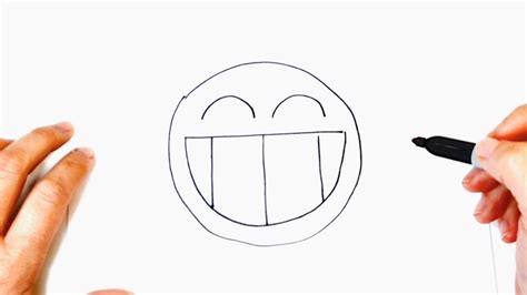 Cómo Dibujar Un Cara Sonriente Paso A Paso Dibujos Fáciles Youtube