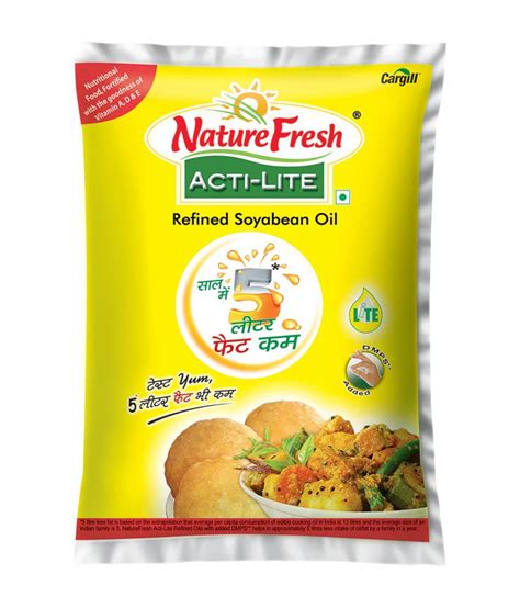 Nature Fresh Acti Lite Refined Soyabean Oil 1 Litre Buy Nature Fresh