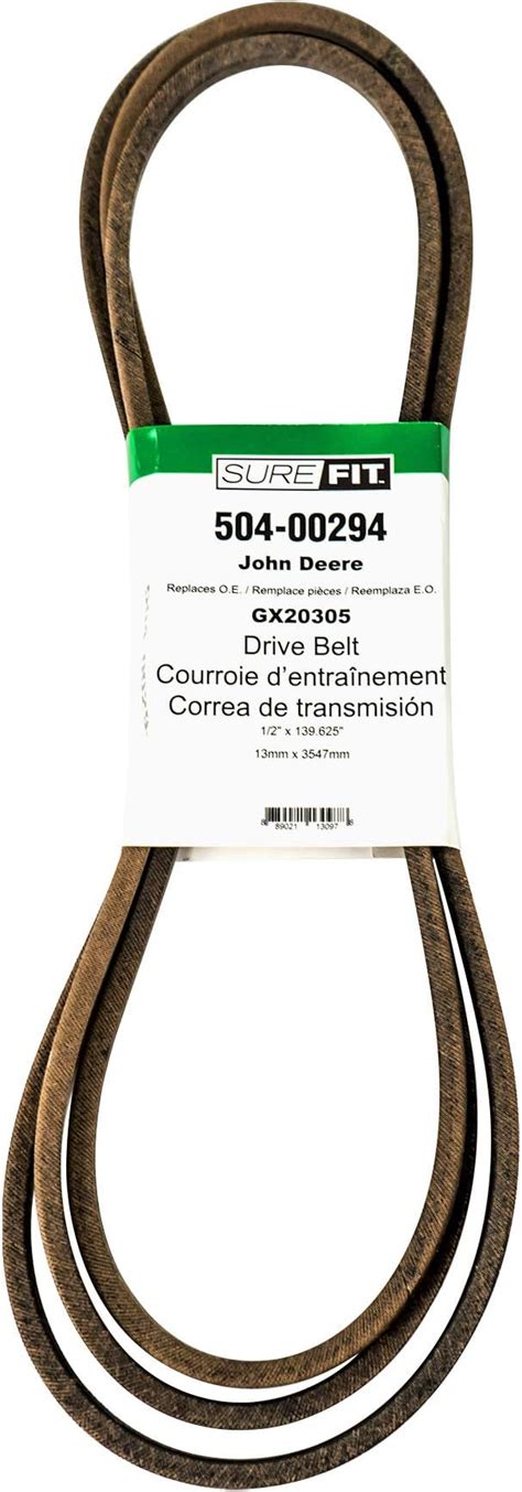 Surefit Drive Belt Replacement For John Deere Gx20305