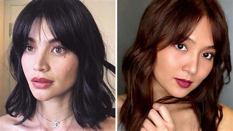 Celeb Approved Ways To Wear Curtain Bangs
