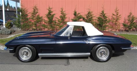 Seller Of Classic Cars 1964 Chevrolet Corvette Daytona Bluesilver
