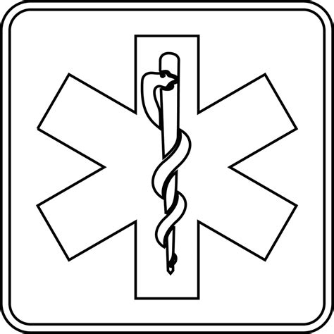 Emergency Medical Services Outline Clipart Etc