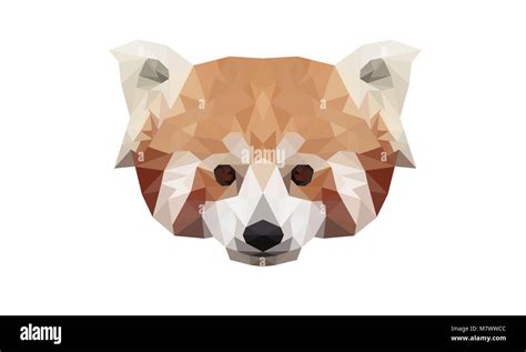 Low Poly Panda Cut Out Stock Images And Pictures Alamy