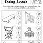 Ending Sound Worksheet For Kindergarten