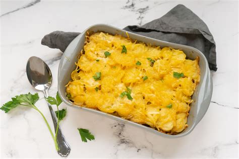 Ovenschotel Met Bloemkool Aardappel Mascarpone En Gehakt Troosteten