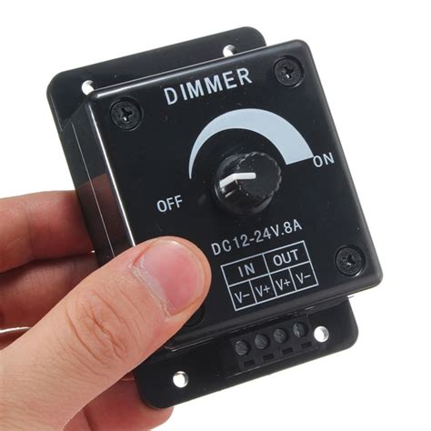 Dimmable LED Light Dimmer Switch Brightness Manual Adjustable Control Electronic Pro
