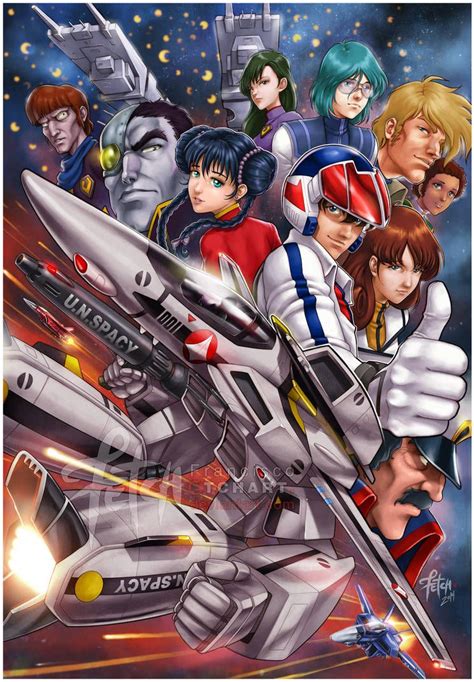 Macross Poster By Franciscoetchart Mecha Anime Macross Anime Macross