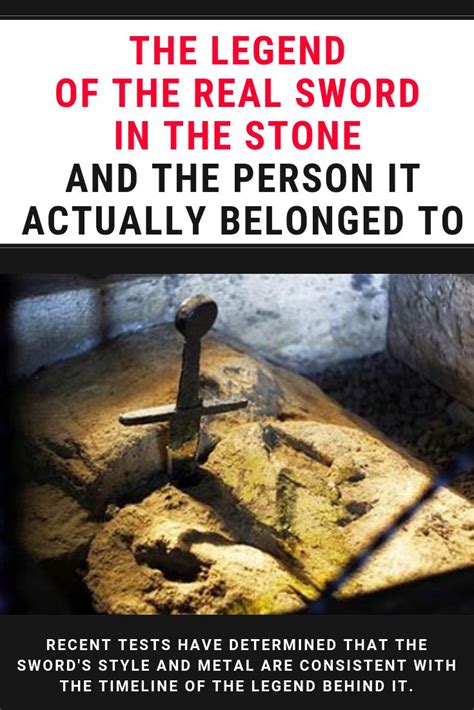 The Legend Of The Real Sword In The Stone And The Person It Actually