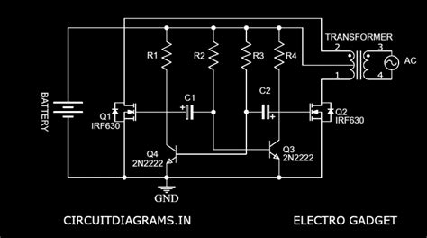 How To Build 12v Dc To 220v Ac 35w Inverter Circuit