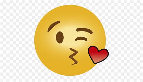 Emoji Beijo Emoticon Png Transparente Gr Tis