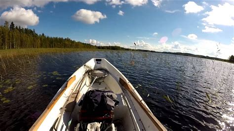 Fishing For Pike On Tallusjärvi Karttula Finland 6 Sept 2015 Youtube