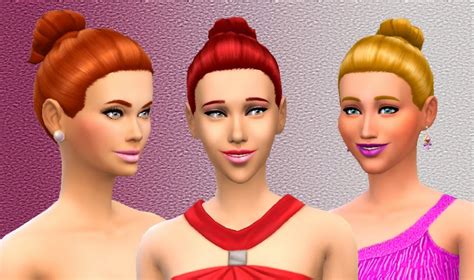 Mystufforigin Bun Hairstyle Conversion ~ Sims 4 Hairs