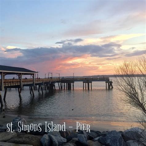 St Simons Island Sunset Set 4 Coasters