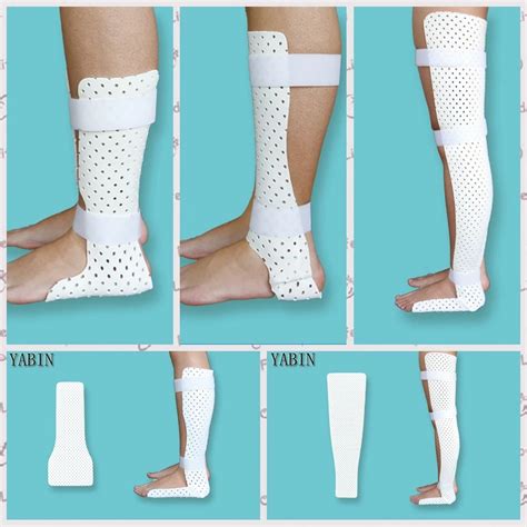 Thermoplastic Fracture Immobilization Ankle Brace Splint Cast For