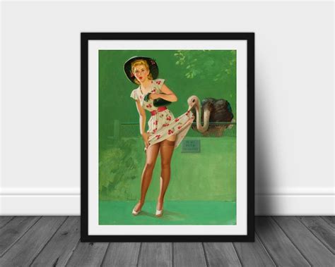 Set Of Art Frahm Pin Up Posters Vintage American Pin Up Posters High Resolution Digital