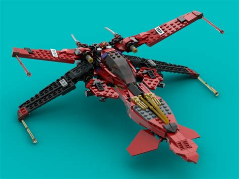 Lego Moc 71704 Kai Legacy X Wing By Plasticati Rebrickable Build