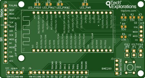 ESP32 breakout board v1.3 (updated March 12, 2020) - Share Project - PCBWay