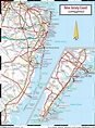 New Jersey Coast Road Map
